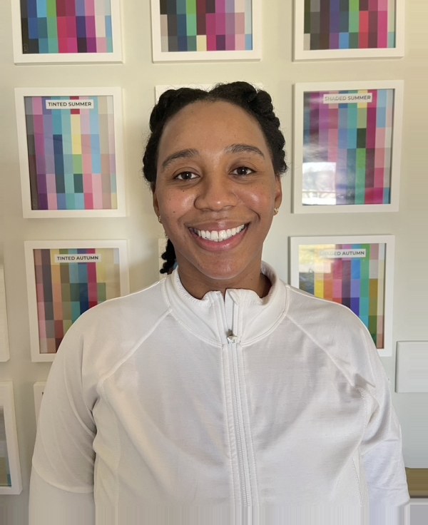 Before: the client before her analysis