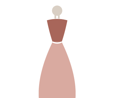 Romantic Kibbe body type illustration