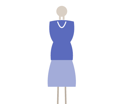 Soft Classic Kibbe body type illustration