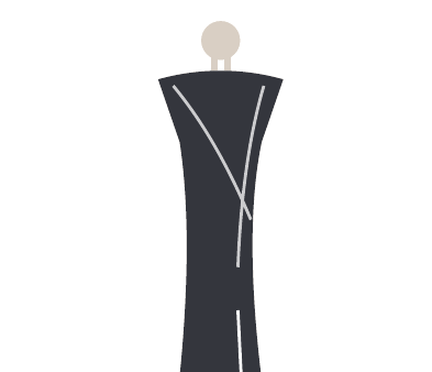 Soft Dramatic Kibbe body type illustration
